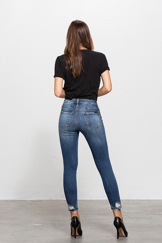 Mid-Rise Ankle Skinnies