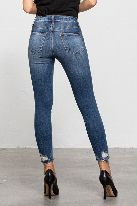 Mid-Rise Ankle Skinnies