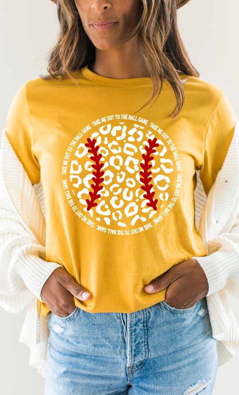 Leopard Baseball Tee