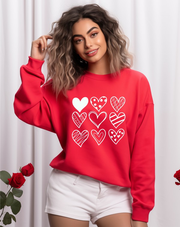 Heart Valentine Sweatshirt