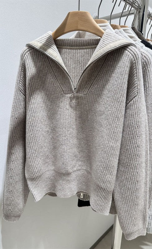 Half Zip Sweater
