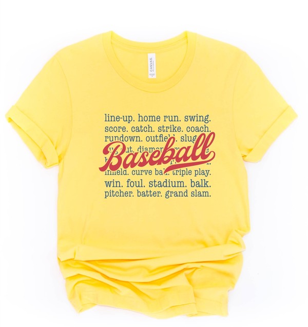 Baseball Lingo Tee