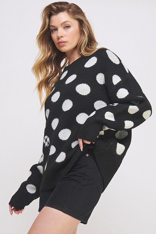Polka Dot Sweater+