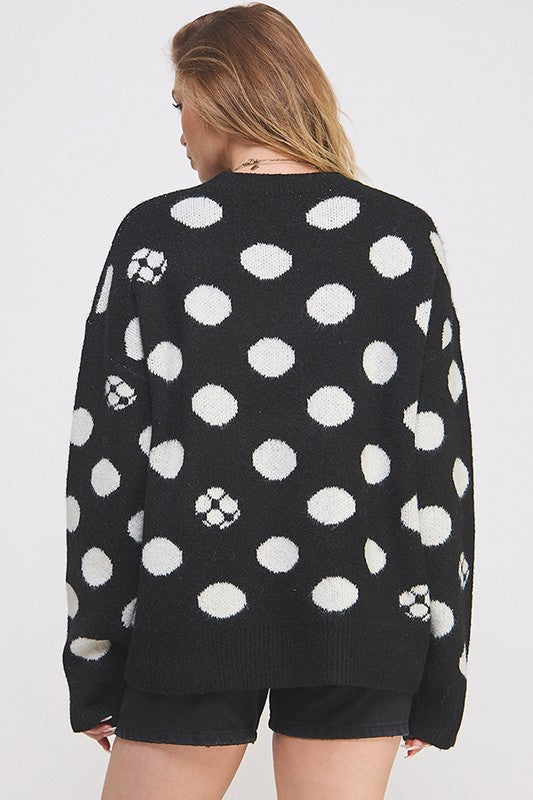 Polka Dot Sweater+