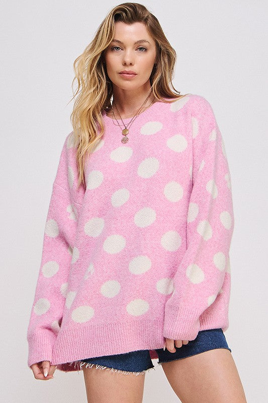 Polka Dot Sweater+