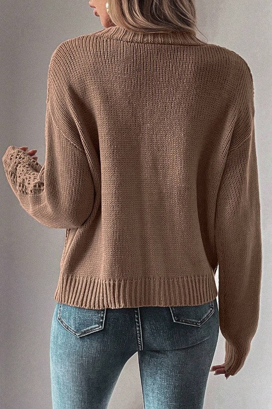 Drop Shoulder Cardigan