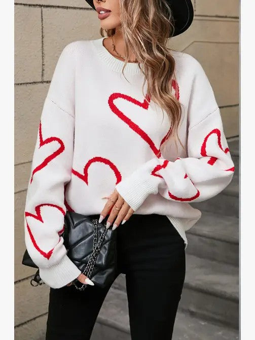 With All My Heart Sweater