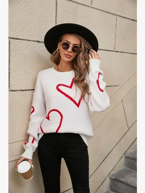 With All My Heart Sweater
