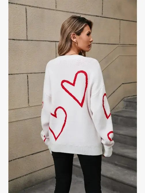 With All My Heart Sweater