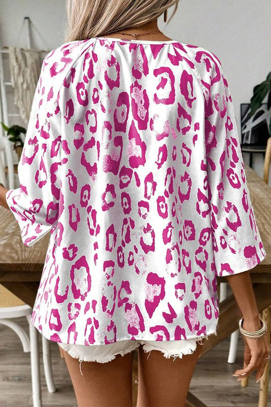 Leopard Print Blouse