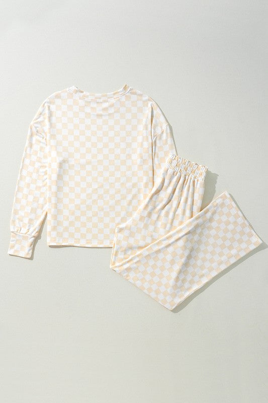 Checkered Lounge Set