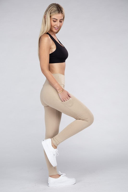 Active Leggings With Concealed Pockets