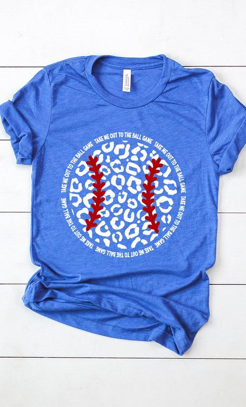 Leopard Baseball Tee
