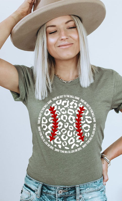 Leopard Baseball Tee