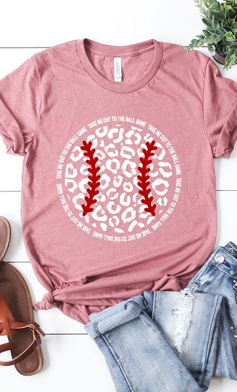 Leopard Baseball Tee