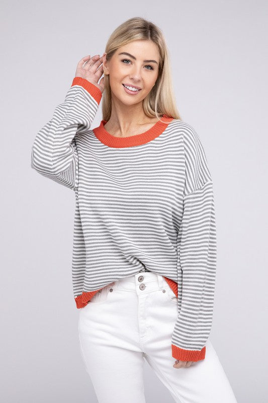 Striped Pullover Knit