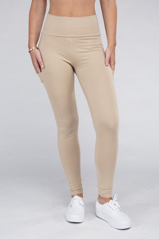 Active Leggings With Concealed Pockets