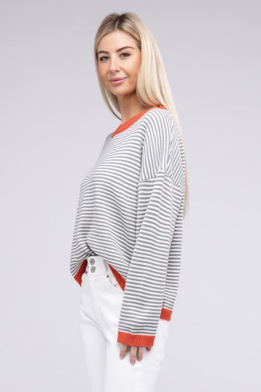 Striped Pullover Knit