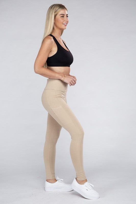 Active Leggings With Concealed Pockets