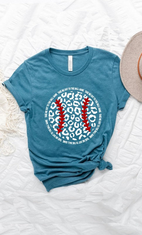 Leopard Baseball Tee
