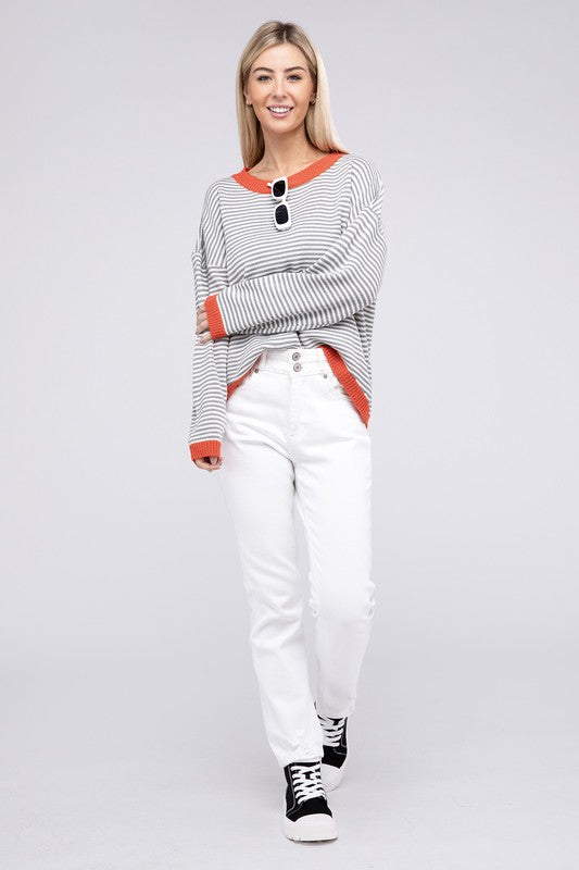 Striped Pullover Knit