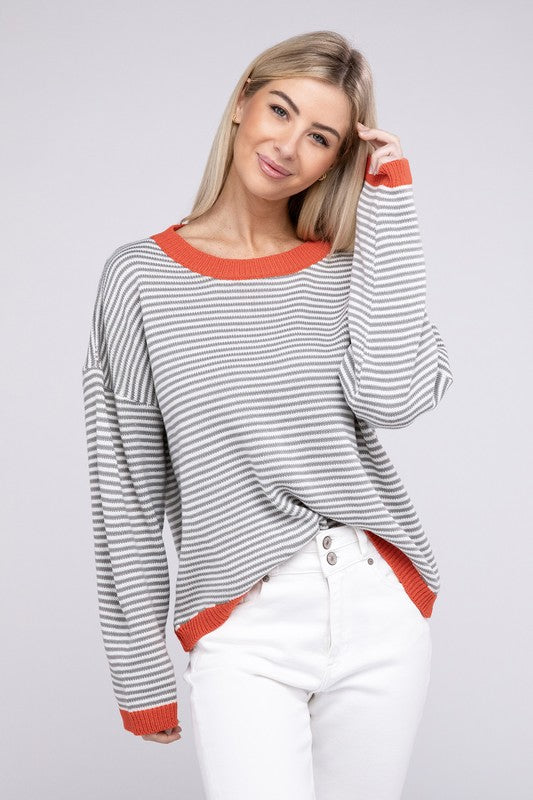 Striped Pullover Knit