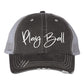 Play Ball Embroidered Trucker Hat