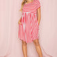 Stripe Mini Dress+