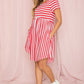 Stripe Mini Dress+