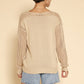 Eyelet Sleeve Top