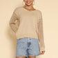 Eyelet Sleeve Top