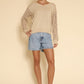 Eyelet Sleeve Top