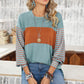 Colorblock Striped Top