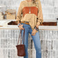 Colorblock Striped Top