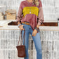 Colorblock Striped Top