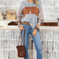 Colorblock Striped Top