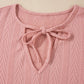 Patchwork V Neck
