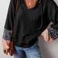 Patchwork V Neck