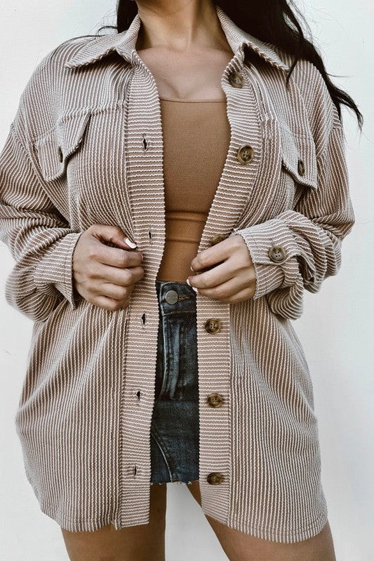 Ribbed Jacket+