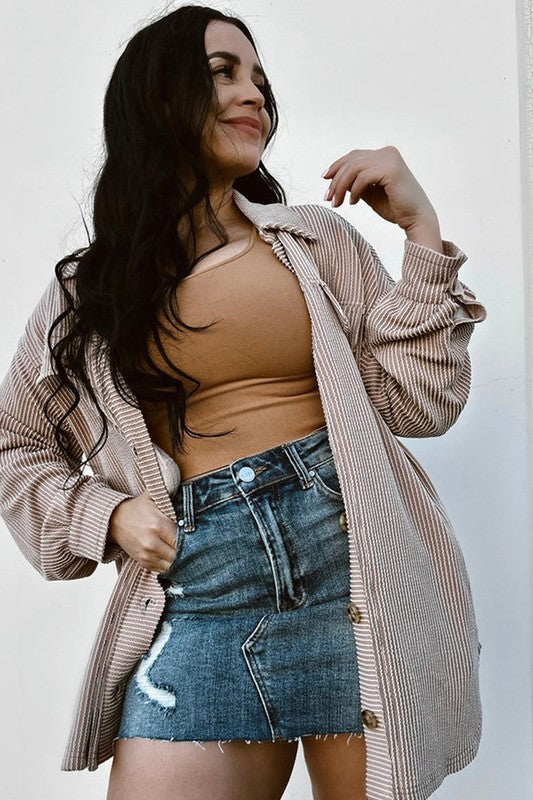 Ribbed Jacket+