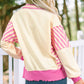 Patchwork Collared Sweatshirt
