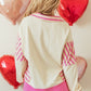 Patchwork Collared Sweatshirt